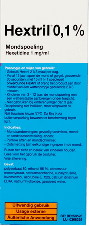 Hextril 0,1% Mondspoeling 400 ml
