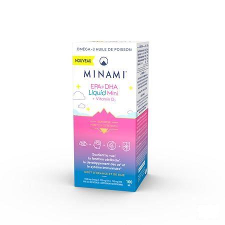 Minami Epa+Dha Liquid Mini + Vit D3 Fl 100ml  -  Nestle