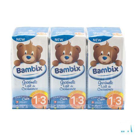 Bambix Groeimelk Natuur 1-3J 3X200 ml