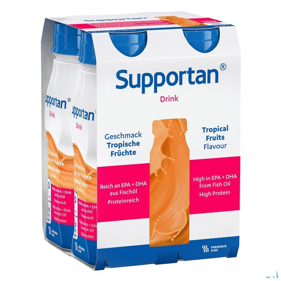 Supportan Fruits Tropicaux Flacon 4x200 ml 7019601  -  Fresenius