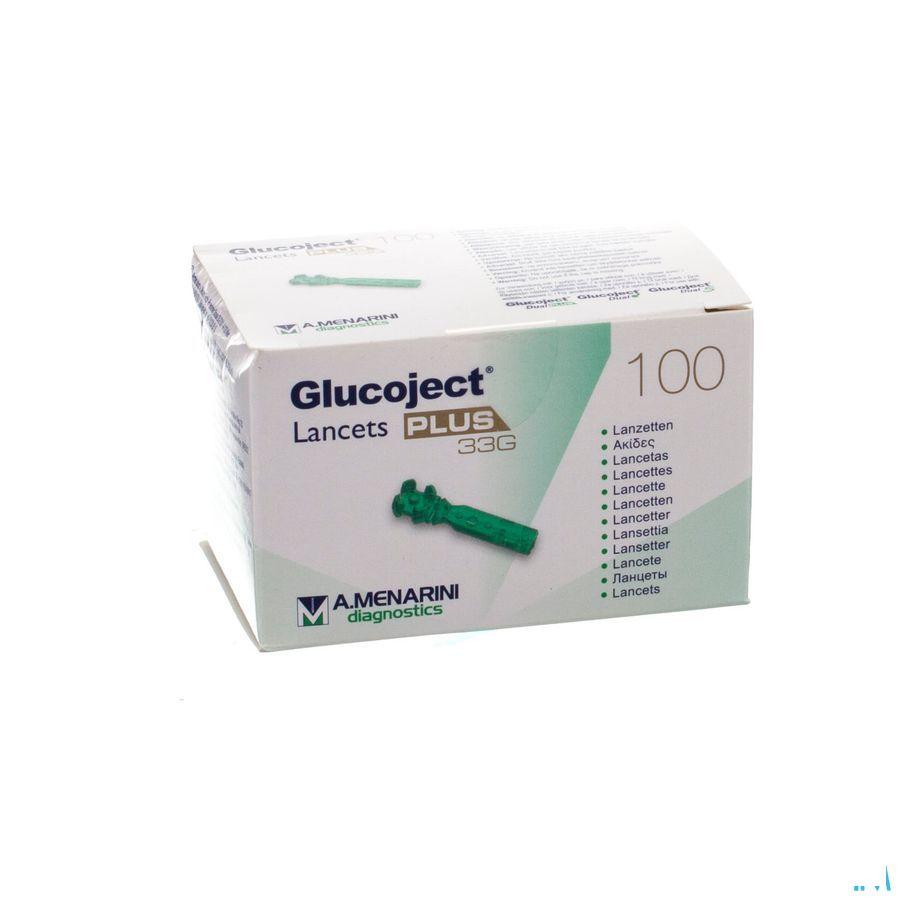 Glucoject Lancets Plus 33g 100 44121  -  Menarini
