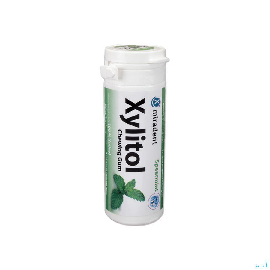 Miradent Kauwgom Xylitol Groene Munt Zs 30  -  Eureka Pharma
