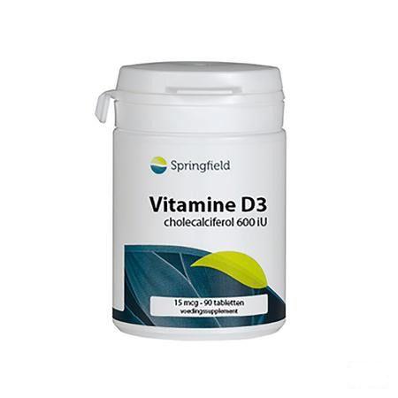 Vitamine D3 Springfield Tabletten 90  -  Springfield Nutraceuticals