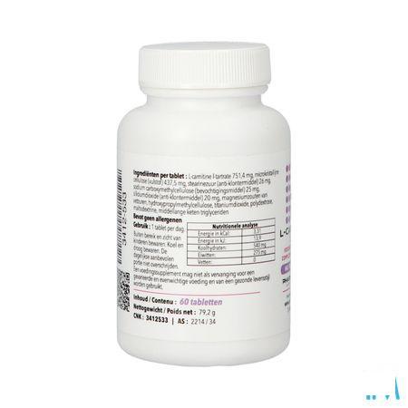 L Carnitine 500 Tabletten 60 Pharmanutrics  -  Pharmanutrics