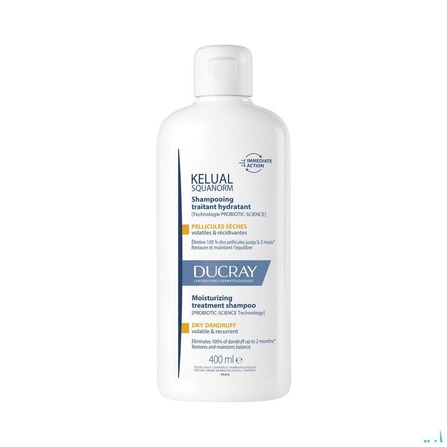 Ducray Kelual Squanorm Shampoo Droge Schilfers 400 ml