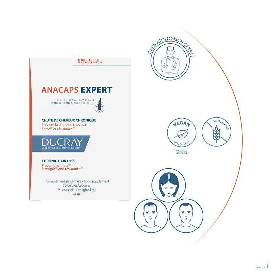Ducray Anacaps Expert Progres. Haarutival Caps 90