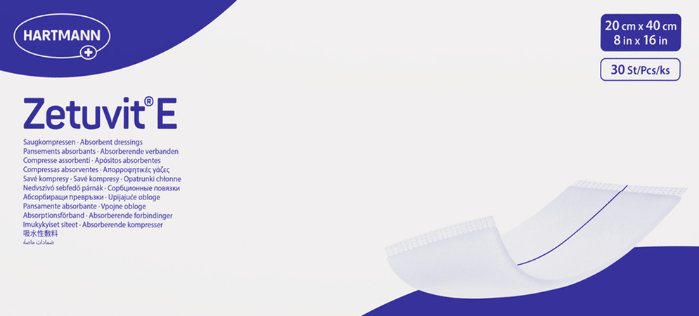 Zetuvit E N/St 20X40Cm 30 4138663  -  Hartmann