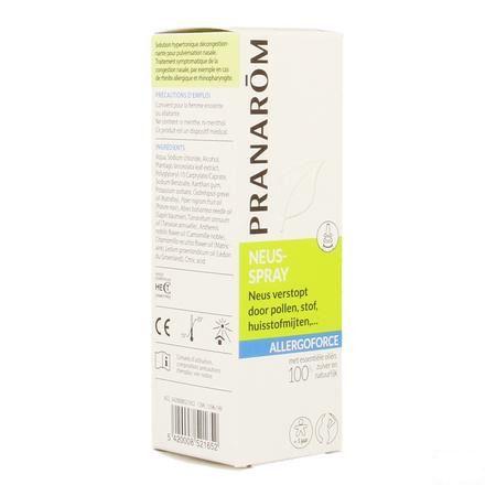Allergoforce Spray Nasal Huile Essentielle 15 ml  -  Pranarom
