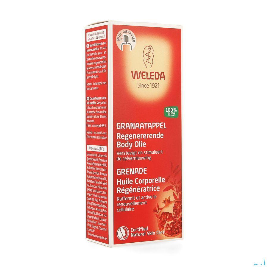 Weleda Granaatappel Regeneratie Olie Flacon 100 ml  -  Weleda