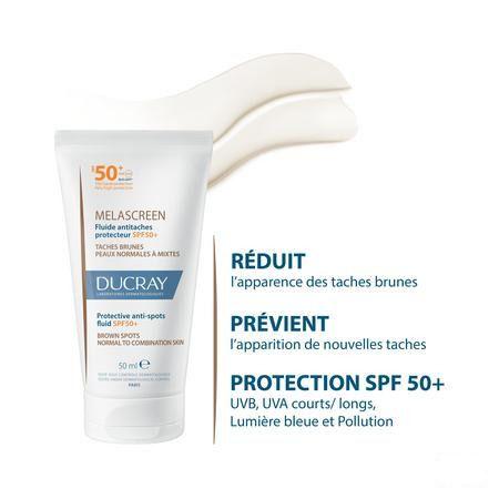Ducray Melascreen Fluide A/Pigmentvlek Ip50+ 50 ml