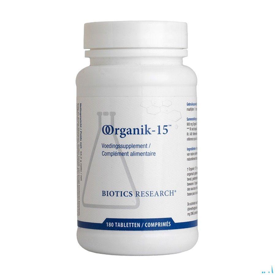 Biotics Oorganik-15 180 tabletten  -  Energetica Natura