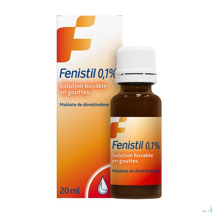 Fenistil 0,1% Drinkbare Oplossing 1 mg/ml Druppels 20 ml
