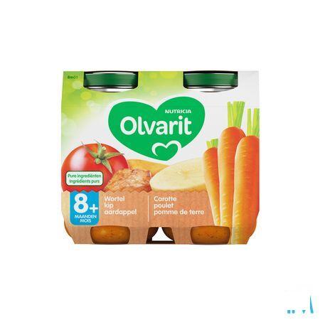 Olvarit Wortel Kip Puree 2x200 gr 8m01  -  Nutricia