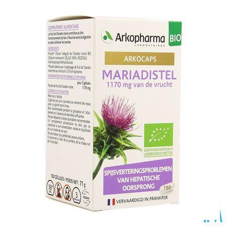 Arkogelules Chardon Marie Bio Caps 150 Nf  -  Arkopharma