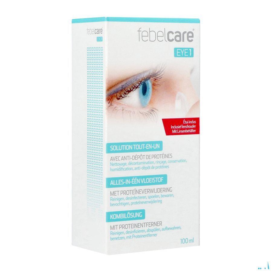 Febelcare Eye 1 Vloeist.contactlens All In 1 100 ml