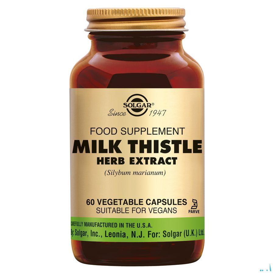 Milk Thistle Herb Extract (mariadistel) V-Capsule 60  -  Solgar Vitamins