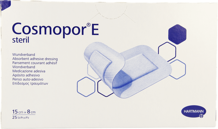 Cosmopor E Latexfree 15x8cm 25 P/s  -  Hartmann