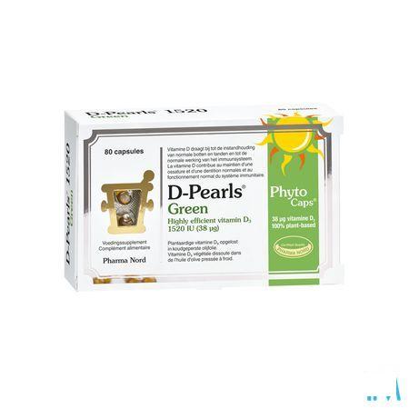D-Pearls Green 1520 V-Caps 80