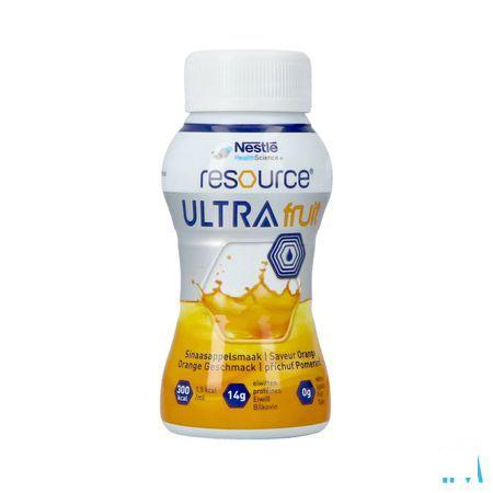 Resource Ultra Fruit Sinaasappelsmaak 4X200 ml