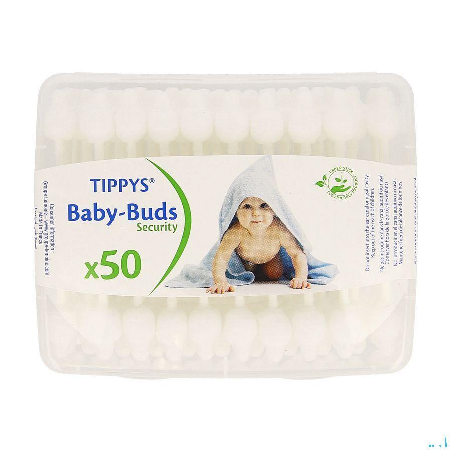 Tippys Baby Buds Papieren Staafjes 50  -  I.D. Phar