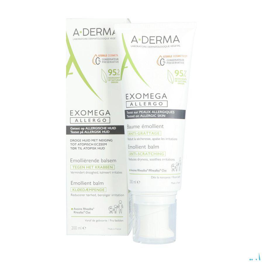 Aderma Exomega Allergo Balsem Emolierend Tube200 ml  -  Aderma