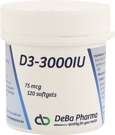 D3 3000 Iu Capsule 120  -  Deba Pharma