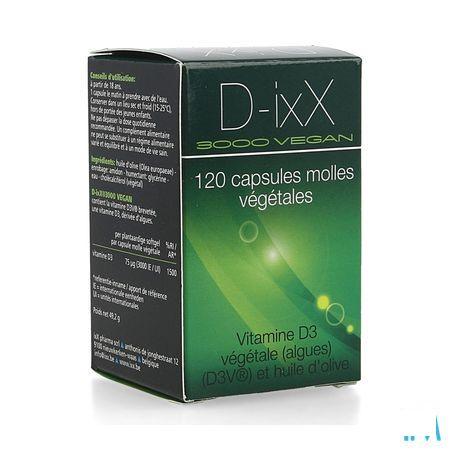 D-Ixx 3000 Vegan Soft Caps 120  -  Ixx Pharma