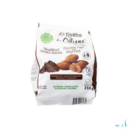 Celiane Cakeje Hart Chocolade Glutenvrij 210 gr 4579  -  Revogan
