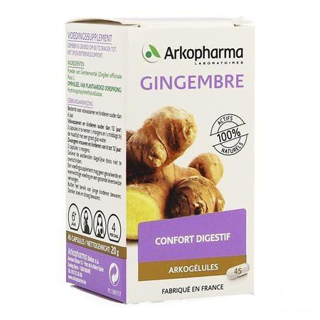 Arkocaps Gember Plantaardig 45  -  Arkopharma