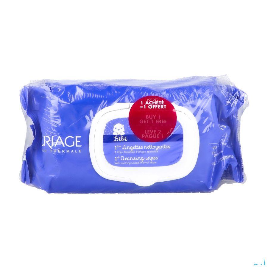 Uriage Bebe 1ere Lingettes Nettoyantes 2x70