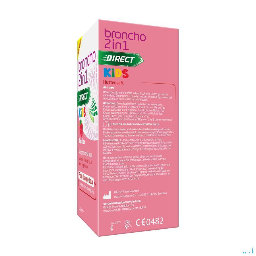 Broncho 2In1 Kids Cough Syrup 120 ml  -  Perrigo