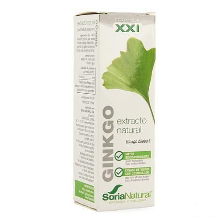 Soria Ginkgo Biloba Xxi Extr.fl. 50 ml  -  Soria Bel