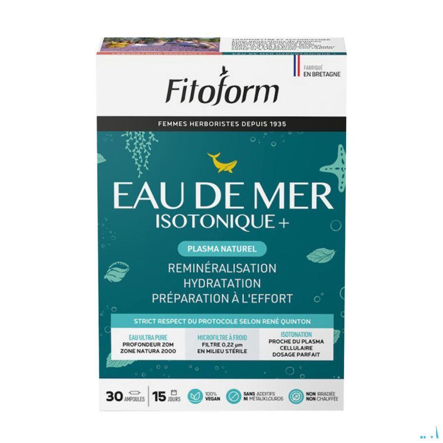 Isotonique Eau De Mer Ampoule 30x10 ml Fitoform  -  Bioholistic Diffusion