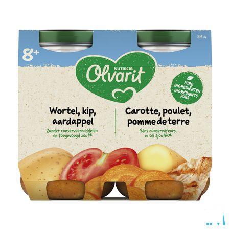 Olvarit Wortel Kip Puree 2x200 gr 8m01  -  Nutricia