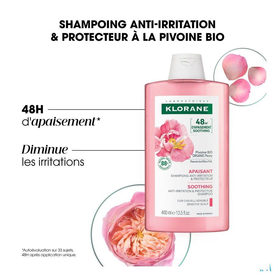 Klorane Capil. Sh Pioenroos Bio 400 ml