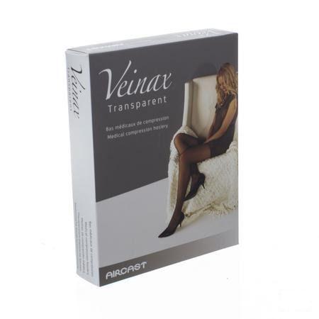 Veinax Hold-ups Transparant 2 Lang Zwart Maat 2