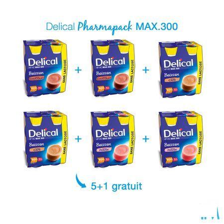 Delical Pharmapack Max 300 5 + 1x(4x300 ml)  -  Bs Nutrition