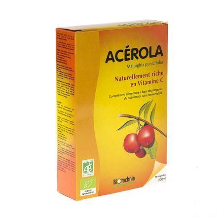 Acerola Bio Ampullen 20x10 ml