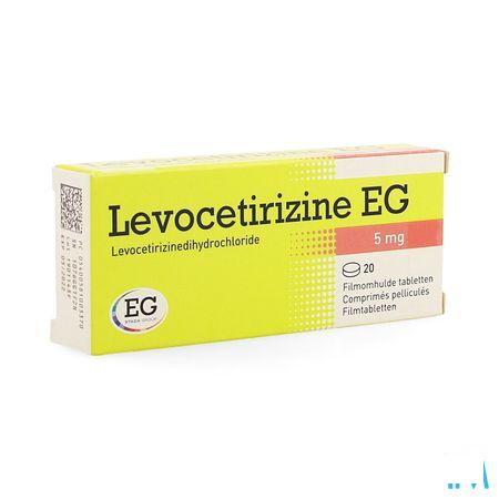 Levocetirizine EG 5 mg Comprimes Pellicules 20  -  EG