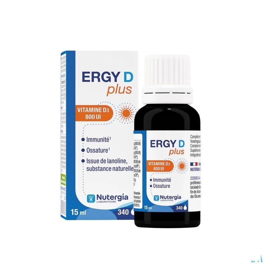 Ergy D Plus Flacon 15 ml  -  Lab. Nutergia