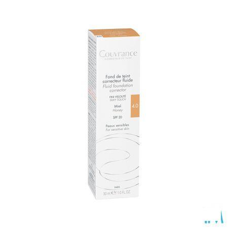 Avene Couvrance Fdt Correct. Fluide 4 Miel 30 ml  -  Avene