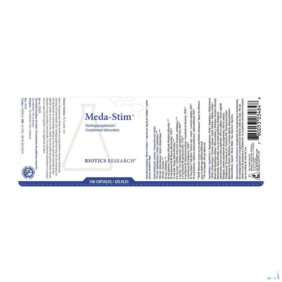 Biotics Meda-Stim 100 gélules  -  Energetica Natura