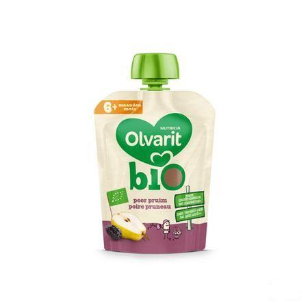 Olvarit Bio Poire Pruneau 6M 90G  -  Nutricia