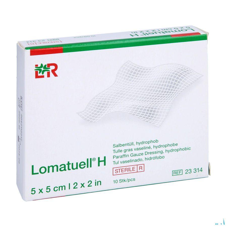 Lomatuell H Compresse Ster 5x 5cm 10 23314  -  Lohmann & Rauscher
