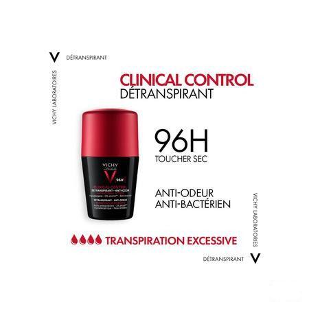 Vichy Homme Deo Roll Clinical Control 96H 50 ml