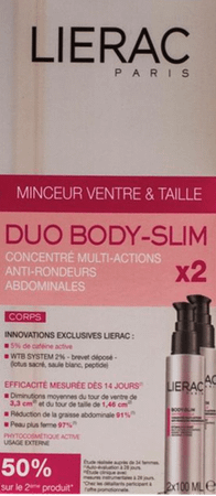 Lierac Bodyslim Buik & taille Duo Flacon 2x100 ml