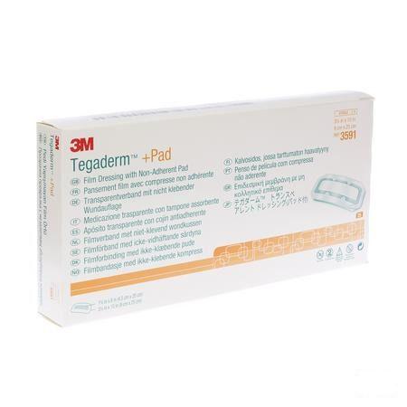 Tegaderm + Pad 3m Transp Steril 9cmx25cm 25 3591  -  3M