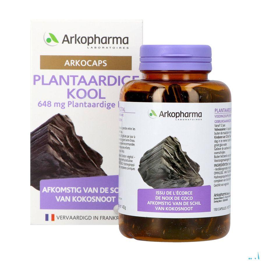 Arkocaps Plantaardig Kool Capsule 150  -  Arkopharma