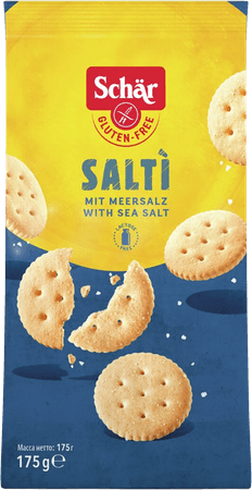 Schar Apero Salti Gezout Crackers 175 gr 6438  -  Revogan