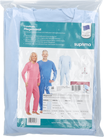 Suprima 4688 Salopette Ferm. Eclair Bleu Clair M  -  Bota